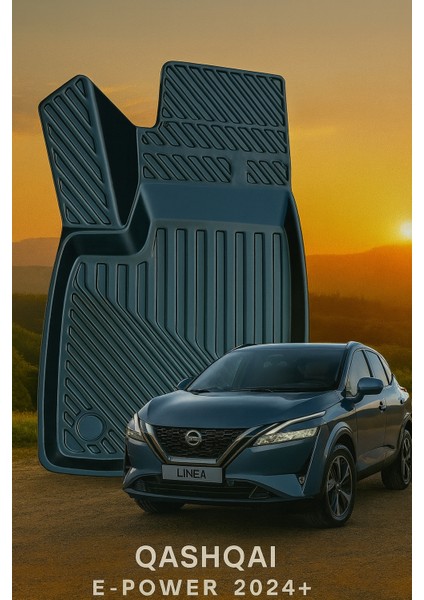 Nissan Qashqai E-Power 2024+ Uyumlu 3D Oto Paspas Premium fiyatları