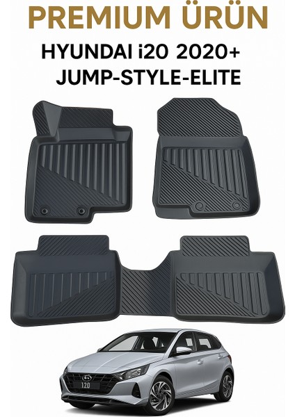 Hyundai I20 2020+ Jump / Style / Elite Uyumlu 3D Oto Paspas Premium fırsatları