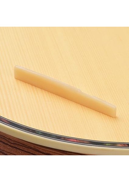 6 Telli Akustik Gitar Için Gerçek Malzemeli Gitar Eyeri ve Somunu 2 Adet modelleri