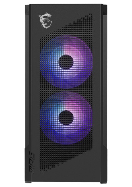 Msı Mpg Velox 300R Aırflow Pz Temperlı Cam 2 x 120MM Argb 1xx 120 mm Fan E-Atx Gamıng Bılgısayar Kasası