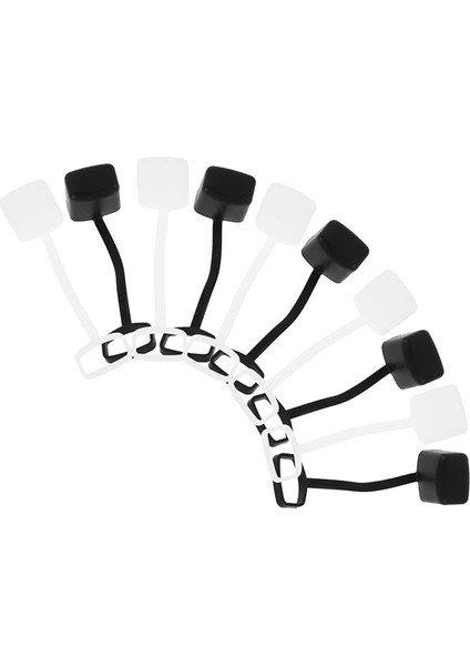 10PCS Kazoo Silikon, Şeffaf ve Siyah Dayanıklı ve Hafif Tam Kazoo Için Iyi Uyum Taşınabilir