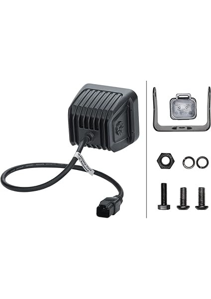 Led-Uzun Huzme Far Cube 3.2" - 12/24V - 3000LM - Dörtgen - Geniş Çaplı Aydınlatma - Kablo Uzunluğu: 500MM - Soket Modeli: Deutsch Soket LED Lightbar indirimleri