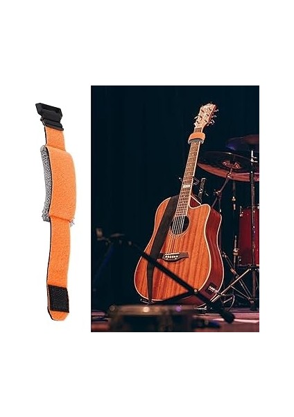 Fret Wrap - Ayarlanabilir Gitar Dize Kapak Bandı, Bas Sessiz Klavye Sessizleştirme Kayışları Bas Susturucu Susturucu Enstrüman Aksesuarları Ukulele Bas Gitar Dize fiyatları