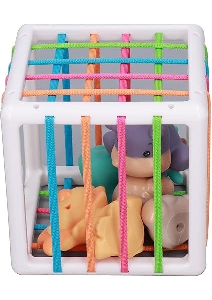 Çocuklar Duyusal Küp Ayırma Oyuncaklar Ince Motor Becerileri Için Zararsız Abs Silikon Elastik Çizgi Çocuklar Duyusal Küp Çocuk Bebek Oyuncakları fiyatları