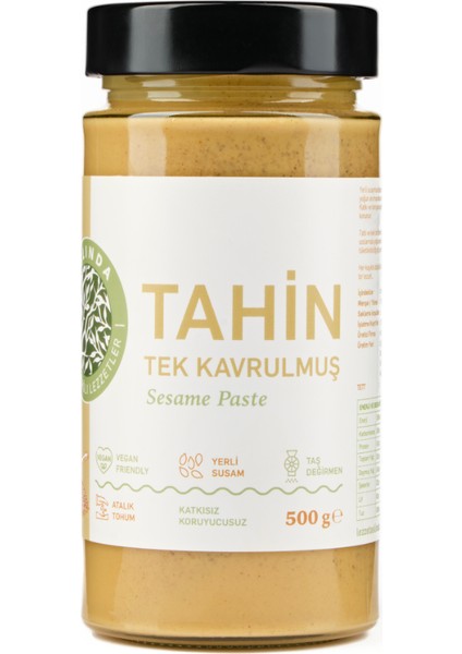 Tek Kavrulmuş Tahin 500 gr