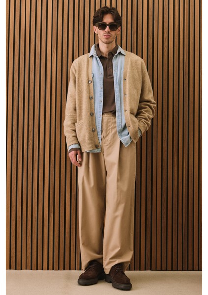 , Erkek Hakiki Deri Ayakkabı 153986Z4326 Kahve fiyatları