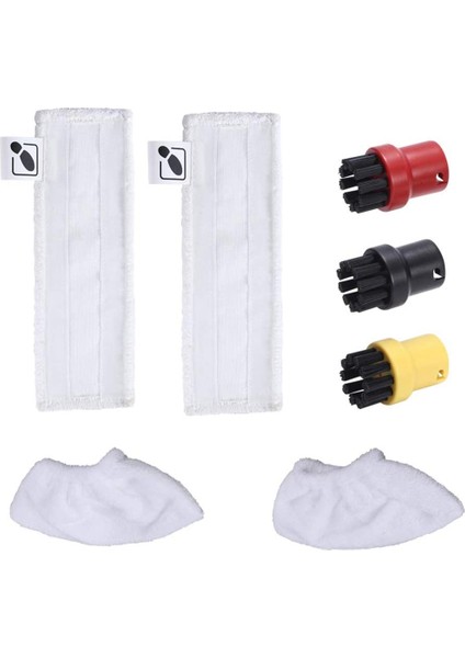 Karcher Sc1 Sc2 Sc3 Için Zemin Bezi + El Ucu Kılıfı Bezi + Fırçalar (Yurt Dışından)