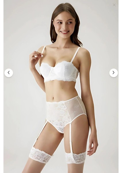 Cenova Kap Jartiyer Sütyen Takım Kadın Pierre Kadın 4802