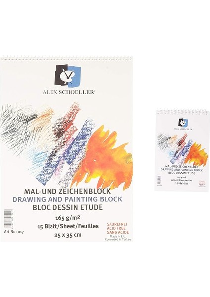 Schoeller A.SPR.RSM.165.25 25X35 165 gr Resim Defteri Standart - 017