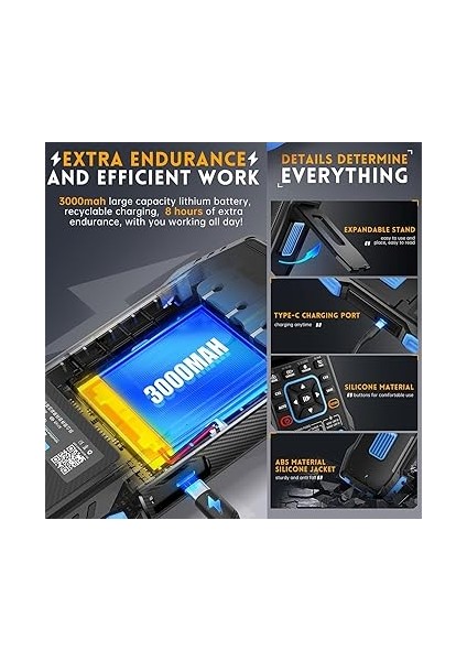 2C23T El Tipi Dijital Osiloskop Multimetre + Fonksiyon Sinyal Jeneratörü En Son 3'ü 1 Arada Çift Kanallı Osiloskop Sinyal Jeneratörü 10MHZ*2 50MS/S modelleri