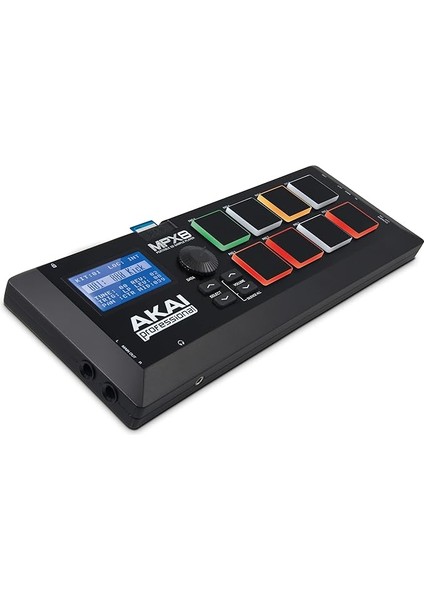 Professional Mpx8 - Sample Pad Controller 8 Performansa Hazır Hıza Duyarlı Pedli, Mıdı Bağlantısı ve Yerleşik Sd Kart Yuvasına Sahip Taşınabilir Örnek, Siyah