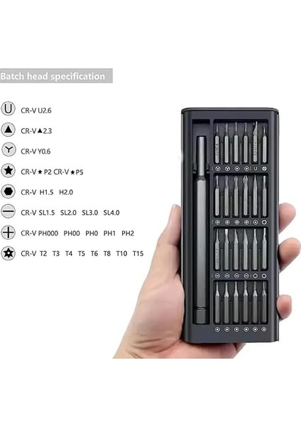 Parça Tornavida Tamir Seti, Kutulu Bilgisayar Telefon Tamir Tornavida Seti, Mıknatıslı Uçlar ve Özel Kutulu Tornavida Tamir Kiti Elektronikler Için Uyumlu fırsatları