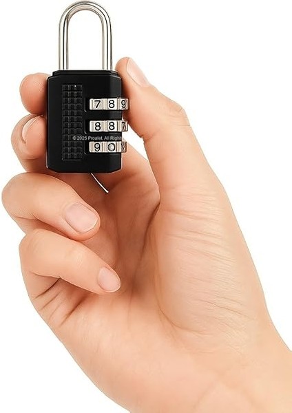 Şifreli Mini Asma Kilit 5.5 cm Dayanıklı Çanta Valiz ve Dolap Kilidi Seyahat Için Güvenli Kullanım fırsatları