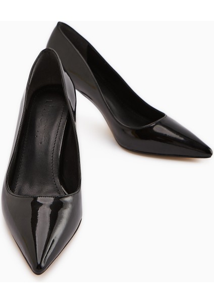 Dolly Siyah Rugan Stiletto Kadın Topuklu Ayakkabı fırsatları