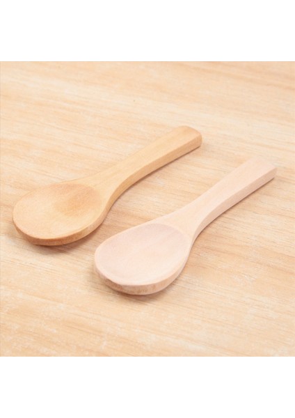 QuirkyQuar 50 Adet Küçük Ahşap Kaşık Mini Doğal Kaşığı Odun Bal Çay Kaşığı Mutfak (Karışık Renk) (Yurt Dışından) fırsatları