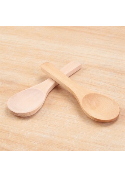 QuirkyQuar 50 Adet Küçük Ahşap Kaşık Mini Doğal Kaşığı Odun Bal Çay Kaşığı Mutfak (Karışık Renk) (Yurt Dışından) indirimleri