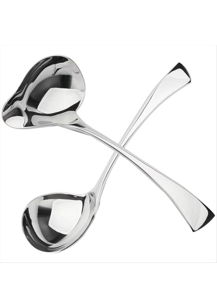 QuirkyQuar 2pcs Küçük Sos Kepçesi, Sos Kepçe, Dökme Spout ile Sos Kepçe, Paslanmaz Çelik Mini Kepçe, Bulaşık Makinesi Kasası (Yurt Dışından)