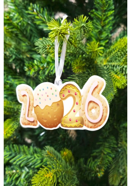 Yılbaşı Ağacı Süsü Kurabiyeler 2023 Yazılı modelleri