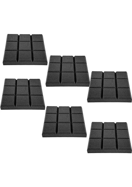 Yalıtımı -Ev Stüdyoları ve Eğlence Sinemaları Için Emilim Panelleri, 6 Pcs Yüksek Yoğun Mistik/fantezi Inhibisyon Malzemesi (Yüksek Yoğunluklu Alev Geciktirici Siyah) fırsatları