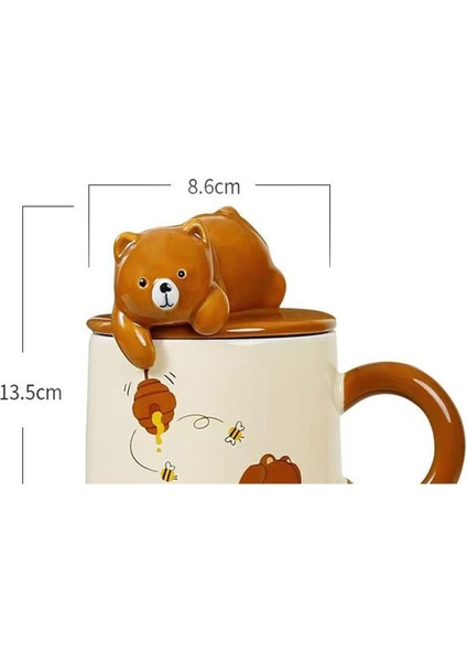 Sevimli Ayı Temalı Seramik Kupa fiyatları