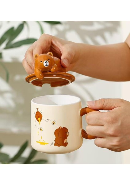 Sevimli Ayı Temalı Seramik Kupa fırsatları