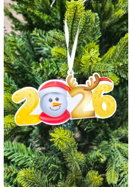 2023 Şekilli Kardan Adam Şık Yılbaşı Ağacı Süsü fiyatları