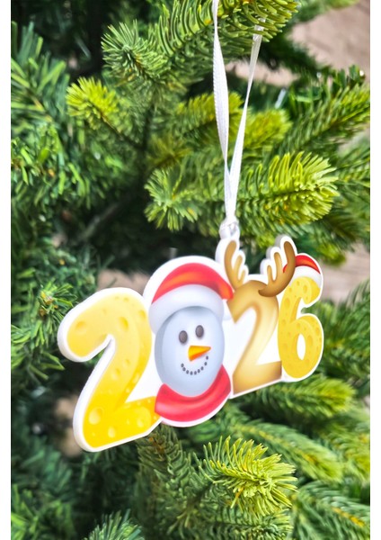 2023 Şekilli Kardan Adam Şık Yılbaşı Ağacı Süsü modelleri