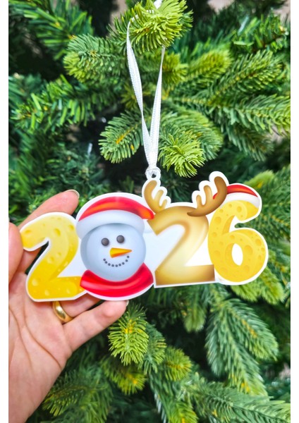 2023 Şekilli Kardan Adam Şık Yılbaşı Ağacı Süsü fırsatları