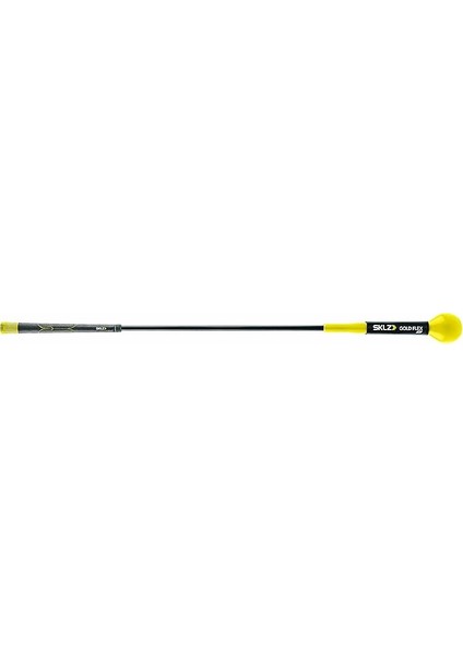 Golftrainingsprodukt Golf Altın Flex – Güç ve Zamanlama Trainer, Siyah-Sarı, 48'