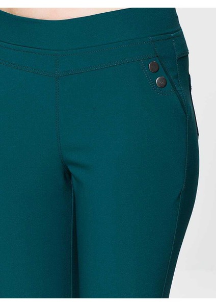 Cep Detaylı Skinny Kadın Pantolon Yeşil K1812008_012 fırsatları