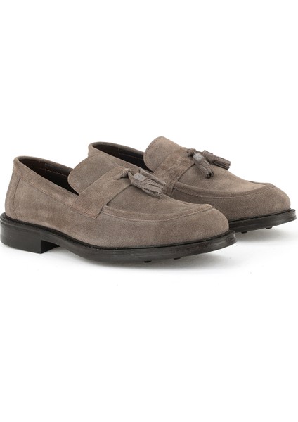 , Erkek Hakiki Deri Ayakkabı 153986Z4162 Vizon fiyatları