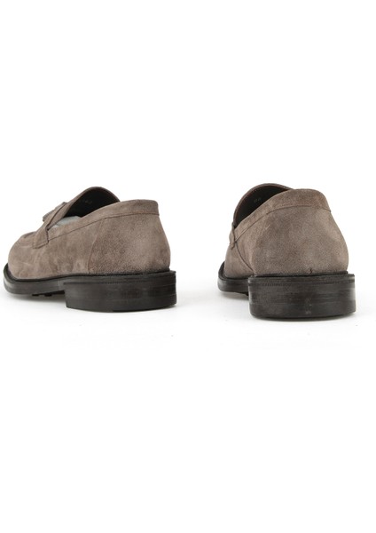 , Erkek Hakiki Deri Ayakkabı 153986Z4162 Vizon modelleri