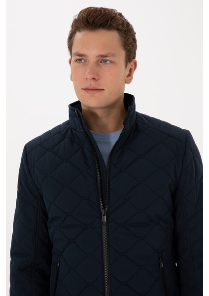 Erkek Lacivert Mont 50310977-VR033 fiyatları