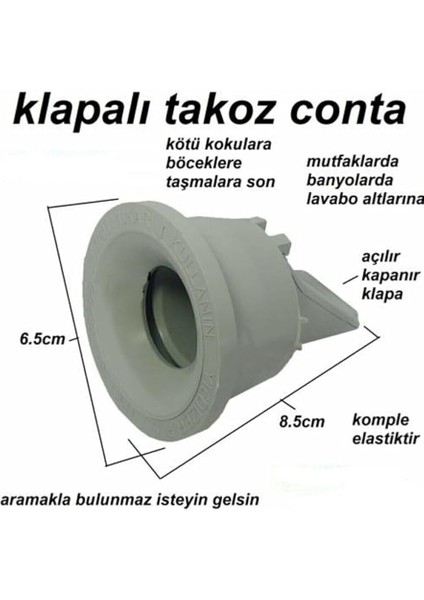 Koku Önleyici Gider Lavabo Sifonu Kokumatik Çekvalfi Adaptör Kokuya ve Haşereye Son modelleri