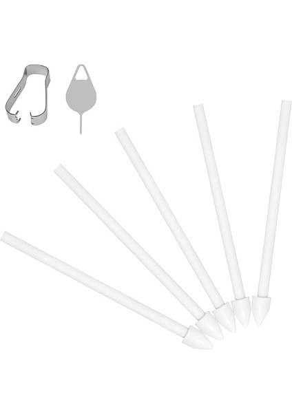 S-Pen Yedek Uçlar, Yedek Dokunmatik Stylus Uçlar, Cımbız Aletli Yedek Uç, Galaxy Tab S9/s8/s6/s7/s7+/s6 LITE/NOTE10/NOTE 5G/NOTE10+/NOTE10+ 5G/NOTE20 Için, 5 Adet, Beyaz