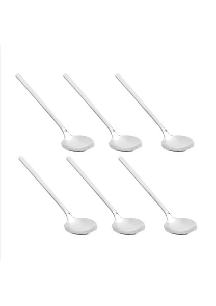 QuirkyQuar Paslanmaz Çelik 6pcs Espresso Kaşık Çay Kaşığı Kahve Şekeri Tatlı Kek Dondurma Çorbası Antipasto (Gümüş) (Yurt Dışından) fiyatları