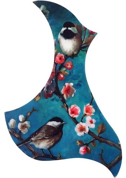 1 Adet Evrensel Halk Akustik Gitar Pickguard Kendinden Yapışkanlı Pick Guard Sticker Akustik Gitar Parçaları