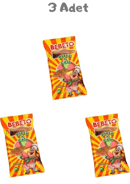 Fastfood Pizza+Cola Yumuşak Şeker (23,1 Gr) 3 Adet