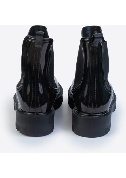 Kadın Parlak Chelsea Yağmur Botu –kalın Taban Bot modelleri