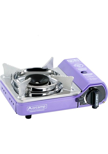 Tekli Çantalı Mini Portatif Ocak - Orcamp - Mor (CK-506) modelleri
