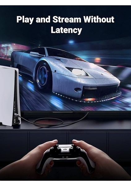 Cat8 RJ45 Ethernet Kablosu Naylon 40GBPS 2000MHZ F/ftp Ps5 Xbox One Switch Modem Yönlendirici Vb. Ile Uyumlu (2m) modelleri