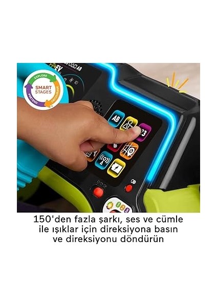 Eğlen ve Öğren Ilk Arabam Fisher-Price Eğlen ve Öğren Bebek ve Yürüme Çağındaki Çocuklar Için Birden Fazla Dil Desteğine Sahip Eğitici Ilk Arabam Aktivite Merkezi HYR91 fırsatları