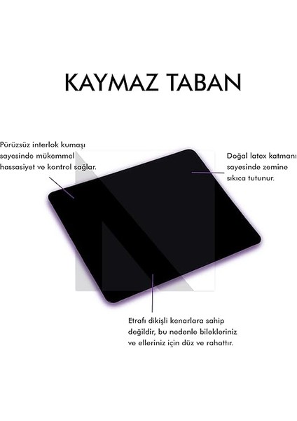 Oyuncu Mouse Pad, Kaymaz Taban Gamer Mousepad, Masa Koruyucu Masa Matı, Ofis Tipi Klavye ve Fare Altlığı (Siyah, 100X50 cm - Xxxl) fırsatları