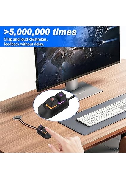 Masaüstü Bilgisayar Güç Anahtarı Güç Kaynağı Kablosu, Harici Pc Power Button Uzatma Kablosu, Bilgisayar Anakartı Için On Off Reset Anahtarı (2 M, Siyah) modelleri