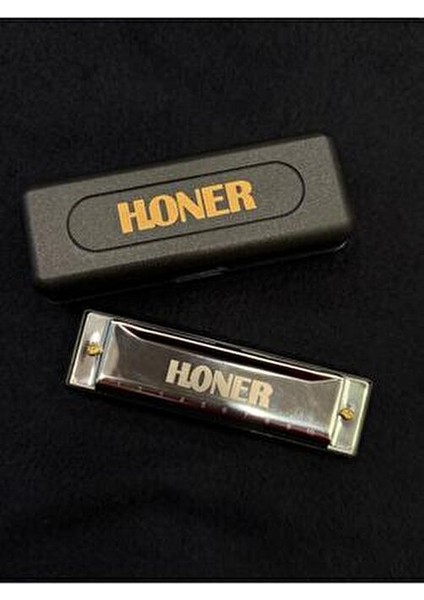 Profesyonel Ağız Mızıkası Metal Gövde 10 Delik Siyah Renk Model H1005 modelleri
