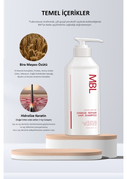 Mbl Damage Repair Şampuan – Işlem Görmüş Yıpranmış Saçlar Için Özel Bakım Şampuanı fırsatları
