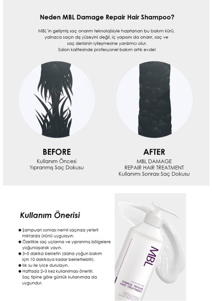 Mbl Saç Onarıcı Maske – Kırılma Karşıtı, Nemlendirici, Güçlendirici Bakım fiyatları