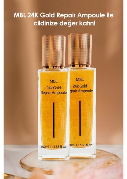 Mbl 24K Gold Repair Ampoule - Altın ve Hyaluronik Asit Içerikli 24K Altın Onarıcı Bakım Serumu indirimleri