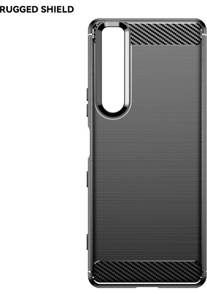 Sony Xperia 1 Iı Telefon Kılıfı, Fırçalanmış Karbon Fiber Dokulu Esnek Tpu Tampon, Darbe Emici Koruyucu Kılıf Sony Xperia 1 Iı (Yurt Dışından) fiyatları