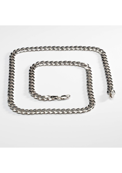 180 Mikron Rodyum Gurmet Gümüş Zincir modelleri